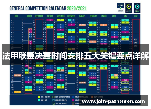 法甲联赛决赛时间安排五大关键要点详解 法甲联赛决赛时间安排五大关键要点详解